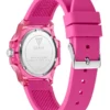 Roze analoog siliconenhorloge
