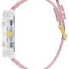 Roze en wit multifunctioneel siliconenhorloge