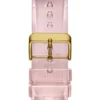 Roze en wit multifunctioneel siliconenhorloge