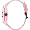 Roze multifunctioneel horloge van kunststof en siliconen