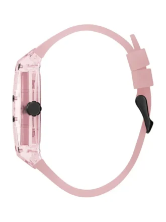 Roze multifunctioneel horloge van kunststof en siliconen