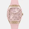 Roze multifunctioneel siliconenhorloge