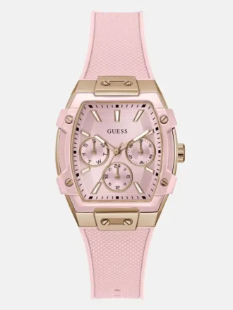 Roze multifunctioneel siliconenhorloge