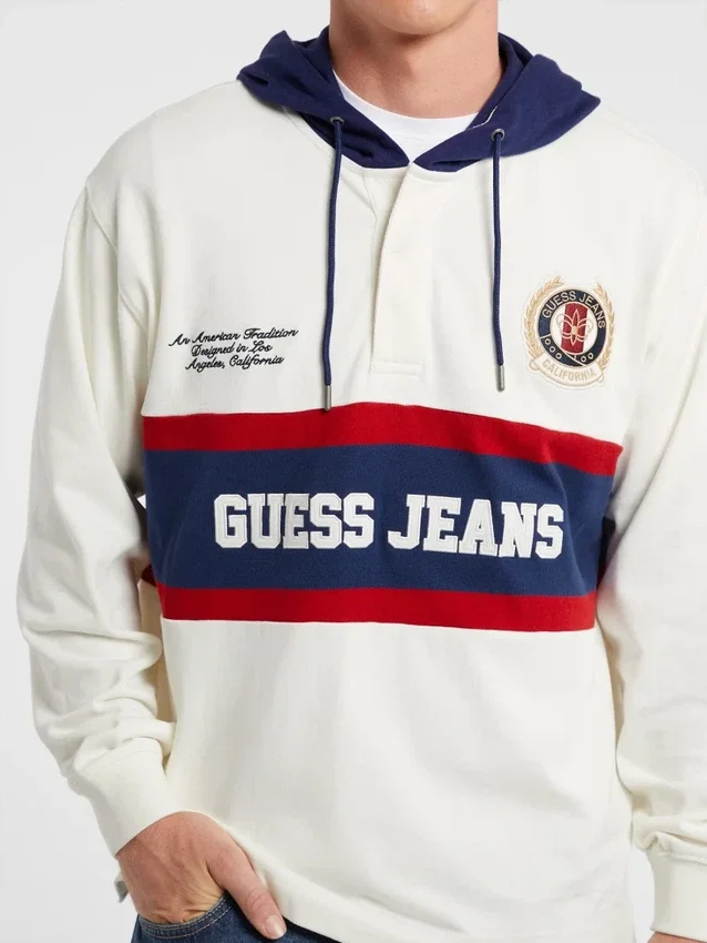 Rugby-trui met capuchon Rugby-trui met capuchon