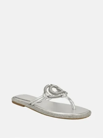 Saima Sandalen met kenmerkende strass-steentjes