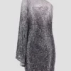 Samantha-jurk met één schouder en pailletten Samantha-jurk met één schouder en pailletten