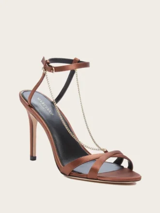 Sandal met ketting en Stiletto-hak
