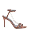 Sandal met ketting en Stiletto-hak