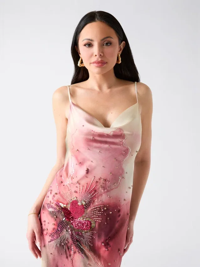 Sara versierde maxi-jurk Sara versierde maxi-jurk