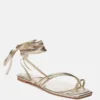 Sarah metallic platte Sandale