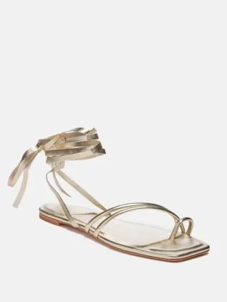 Sarah metallic platte Sandale