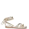 Sarah metallic platte Sandale
