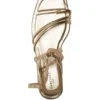 Sarah metallic platte Sandale