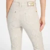 Sarah Monogram flared denim broek