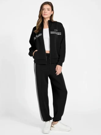 Scuba-sweatshirt met strass