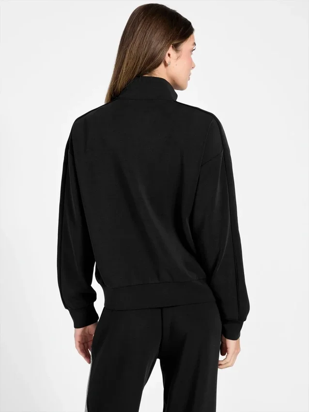 Scuba-sweatshirt met strass Scuba-sweatshirt met strass