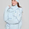 Set met jacquard muts en sjaal