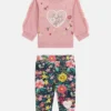 Set met sweatshirt en bloemenbroek (0-24 maanden) Set met sweatshirt en bloemenbroek (0-24 maanden)