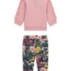 Set met sweatshirt en bloemenbroek (0-24 maanden) Set met sweatshirt en bloemenbroek (0-24 maanden)