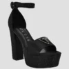 Setona platformhakken met strass Setona platformhakken met strass