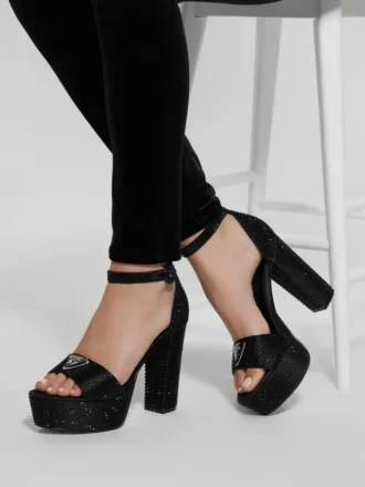 Setona platformhakken met strass