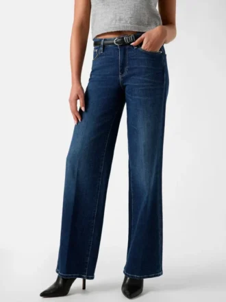 Sexy palazzo-Jeans met wijde pijpen en middelhoge taille