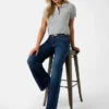 Sexy palazzo-Jeans met wijde pijpen en middelhoge taille