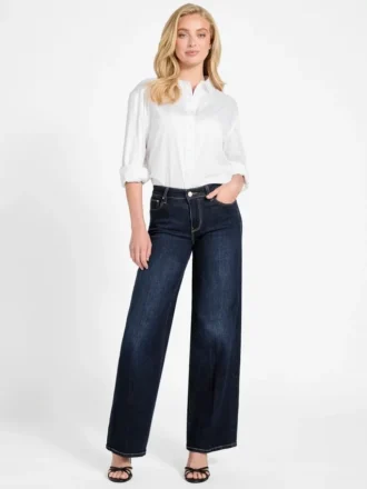 Sexy palazzo-Jeans met wijde pijpen en middelhoge taille