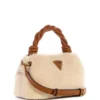 Shaida schapenvacht crossbodytas met handvat