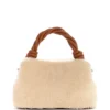 Shaida schapenvacht crossbodytas met handvat
