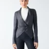 Shayna Drape leren jas Shayna Drape leren jas
