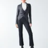 Shayna Drape leren jas Shayna Drape leren jas