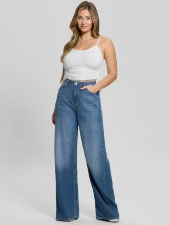 Shirr Eyelash Cami met trekkoord