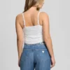 Shirr Eyelash Cami met trekkoord