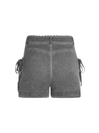 Shorts met textuur