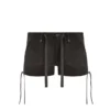 Shorts van gewassen canvas