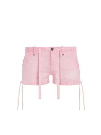Shorts van gewassen canvas