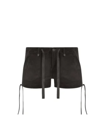 Shorts van gewassen canvas