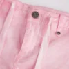 Shorts van gewassen canvas
