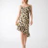 Sierra jurk met dierenprint
