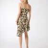 Sierra jurk met dierenprint