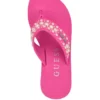 Silus parel Sandalen met sleehak