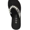 Silus parel Sandalen met sleehak