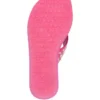 Silus parel Sandalen met sleehak