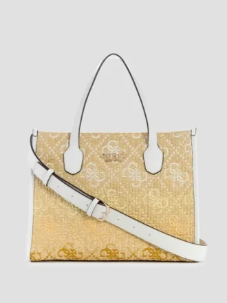 Silvana raffia-shoppers