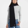 Sjaal met patch van wolmix Sjaal met patch van wolmix