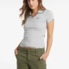 Slanke polo met geborduurd logo Slanke polo met geborduurd logo