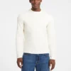 Slanke T-shirt met gemêleerde ribboord