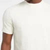 Slanke T-shirt met gemêleerde ribboord