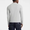 Slanke T-shirt met gemêleerde ribboord